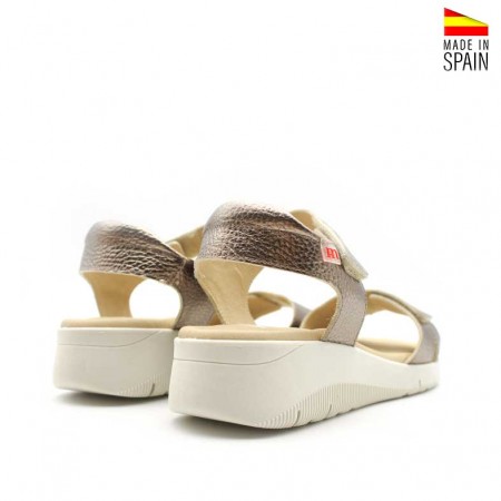sandalias cómodas con doble velcro