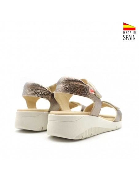 sandalias cómodas con doble velcro