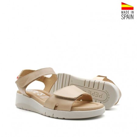 cuñas beige fabricadas en españa