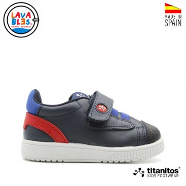 bambas infantiles titanitos lavables de piel