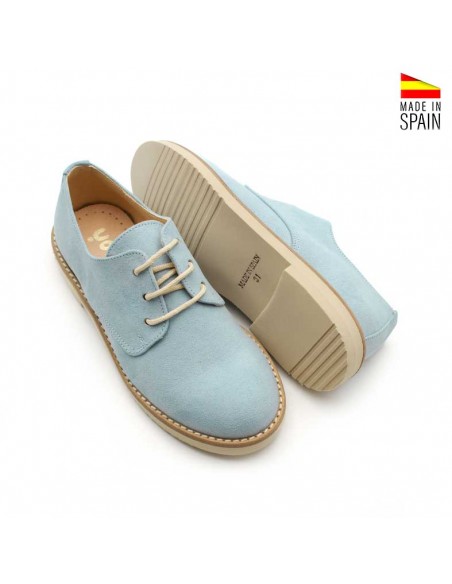 Suela ligera EVA de zapatos comunión niño azul claro Yowas