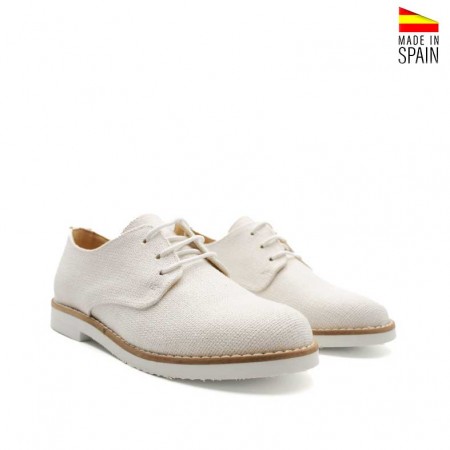 zapato blanco lino niño