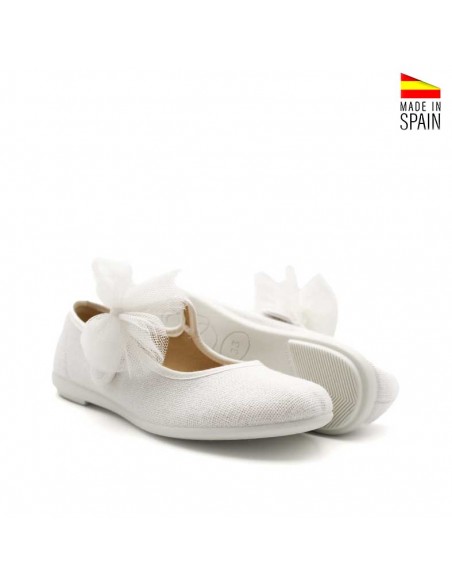 merceditas blancas de comunion niña