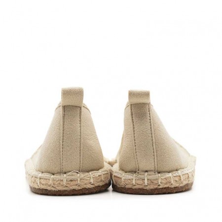 alpargatas beige para niño