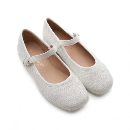 calzado ceremonia niña blanco