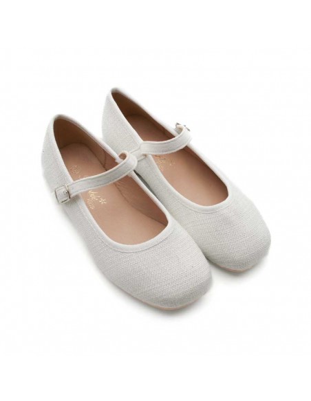 calzado ceremonia niña blanco