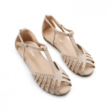 sandalias cangrejeras niña con brillo