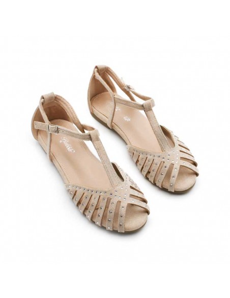 sandalias cangrejeras niña con brillo