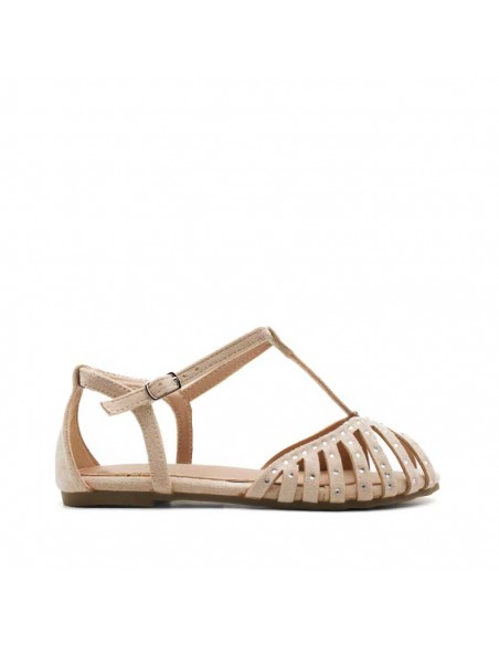 sandalias cangrejeras niña nude