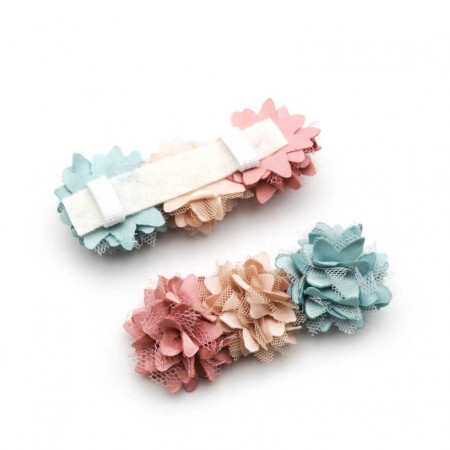 apliques florales para zapatos