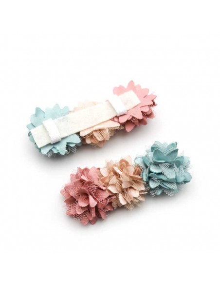 apliques florales para zapatos