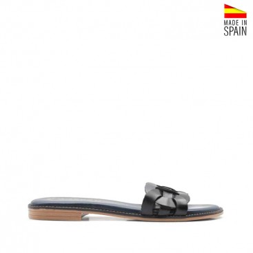 sandalias planas destalonadas mujer