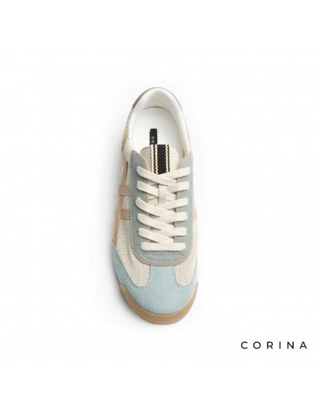 zapatillas multicolor estilo retro mujer