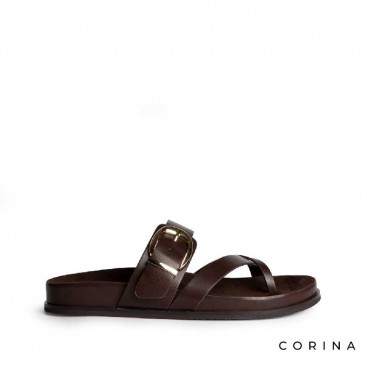 sandalias marrones mujer planas