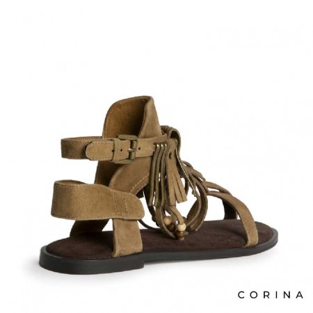 sandalias planas boho mujer