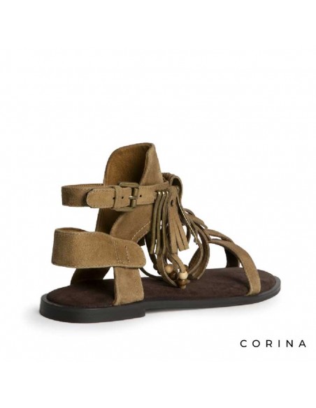 sandalias planas boho mujer