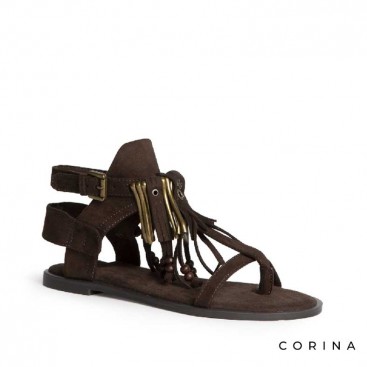 sandalias bohemias con flecos