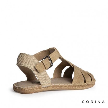 alpargatas planas camel verano