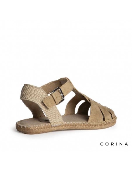 alpargatas planas camel verano