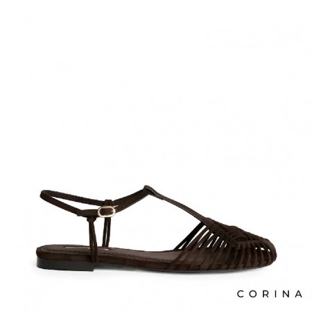 sandalia estilo cangrejeras planas