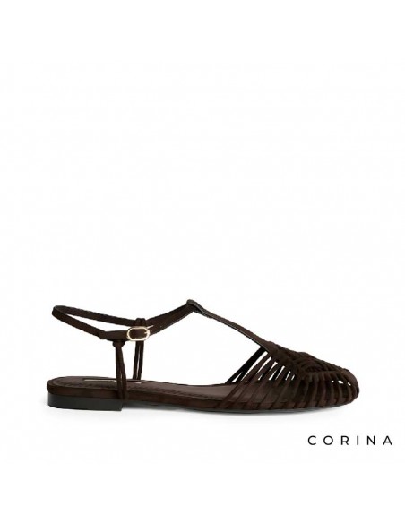 sandalia estilo cangrejeras planas