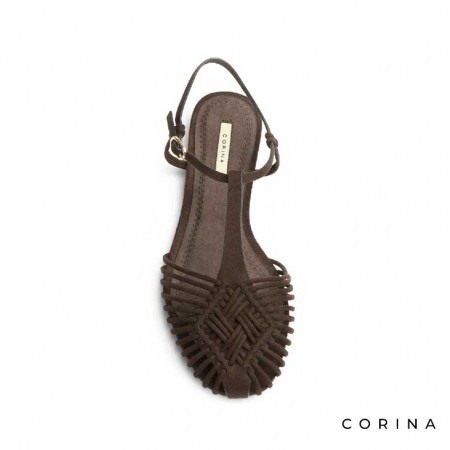 cangrejeras mujer vestir color café