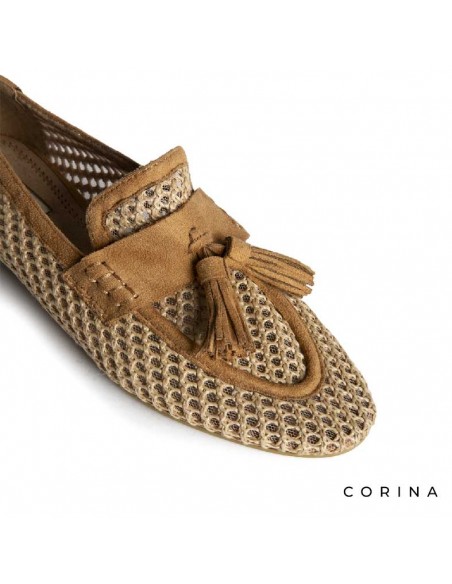 mocasín de verano mujer color natural