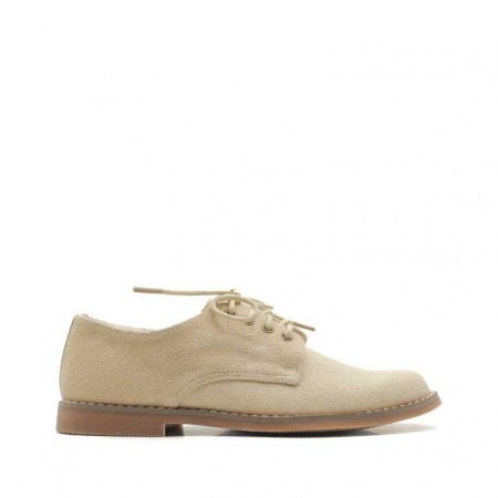 zapatos comunion lino beige