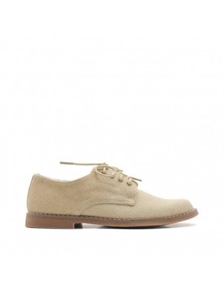 zapatos comunion lino beige