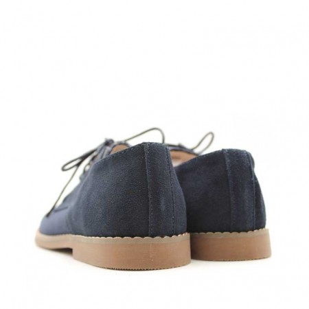 zapatos comunion lino azul marino