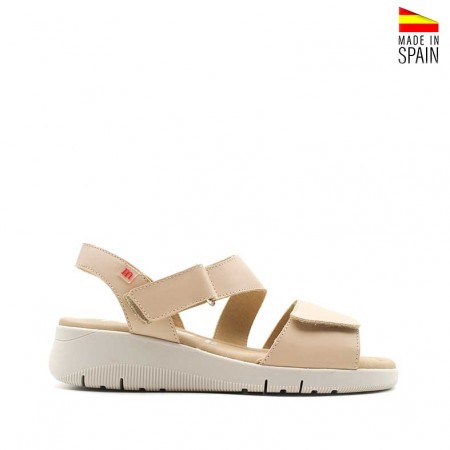 Sandalia Nova Step beige