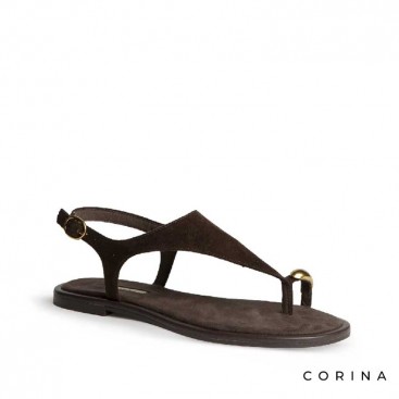 sandalias mujer marrones minimalistas verano