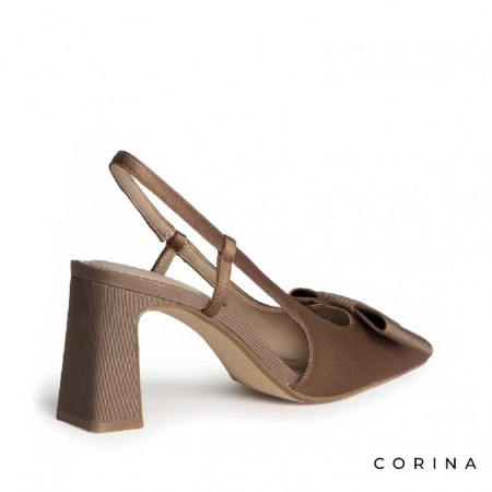 Zapato de vestir mujer tacón alto 8 cm Corina