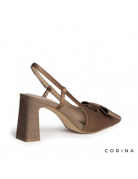 Zapato de vestir mujer tacón alto 8 cm Corina