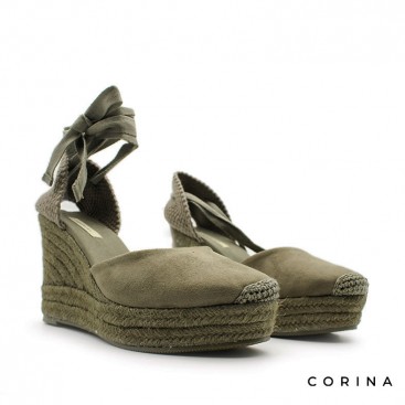 alpargata verde mujer