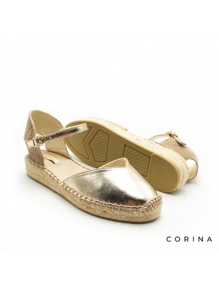 ALPARGATA BAJA DORADA