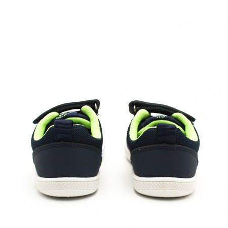 Zapatillas barefoot infantiles azul marino sin contrafuerte rígido