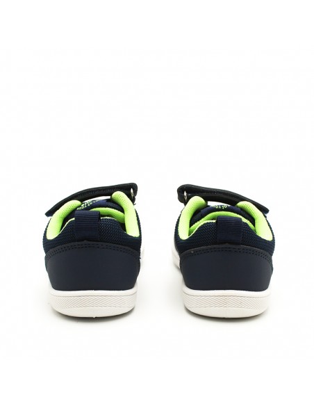 Zapatillas barefoot infantiles azul marino sin contrafuerte rígido