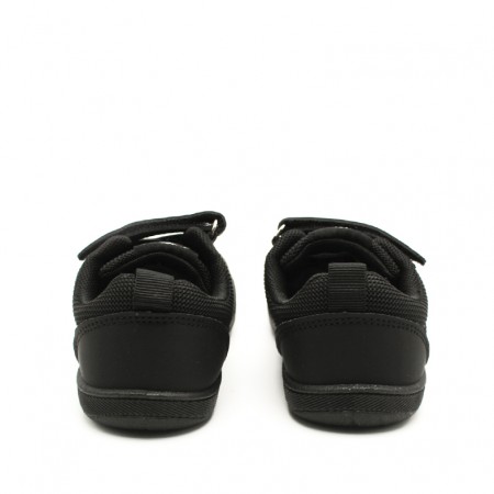 deportivas infantiles negras barefoot con plantilla extraíble