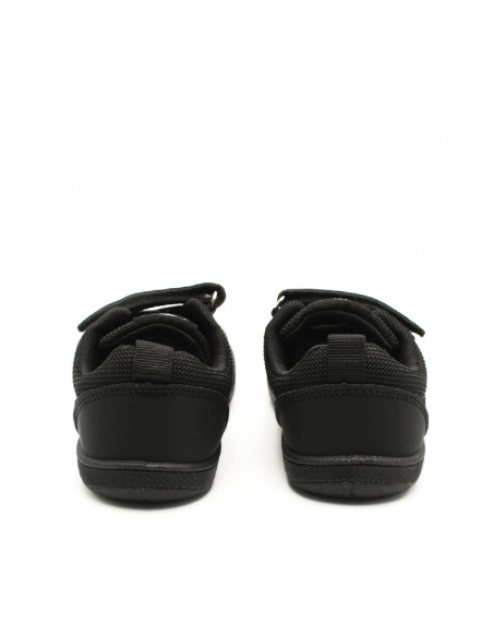 deportivas infantiles negras barefoot con plantilla extraíble