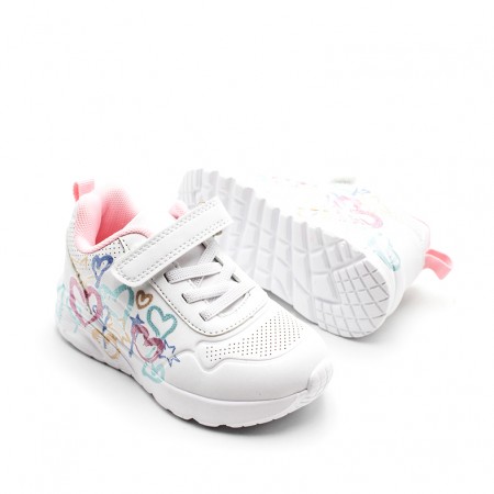 Zapatilla niña suela EVA blanca absorbente