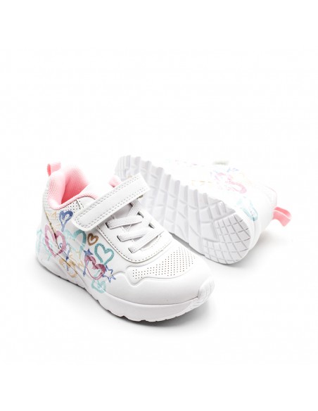Zapatilla niña suela EVA blanca absorbente