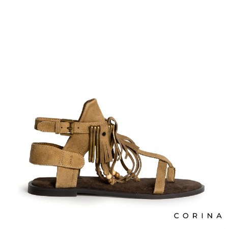 sandalias boho planas