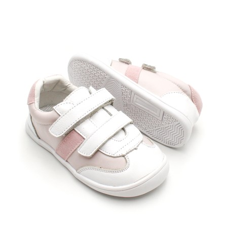 Zapatillas niña puntera ancha blanca