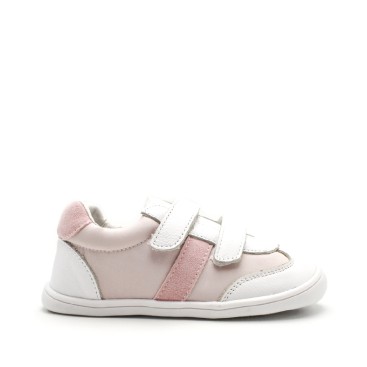 Zapatillas respetuosas niña blanco rosa