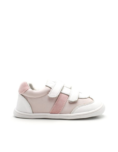Zapatillas respetuosas niña blanco rosa