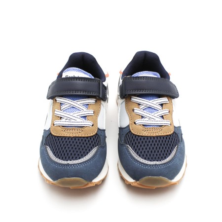 Deportivas niño estilo urbano azul