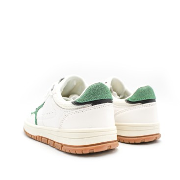 Deportivas retro niño blancas suela goma