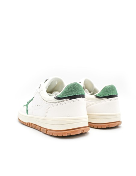 Deportivas retro niño blancas suela goma