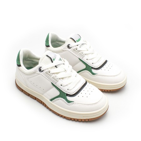 Zapatillas retro niño tipo bamba cordones